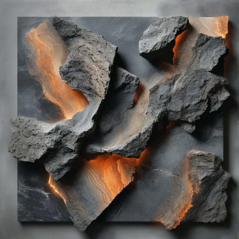 Abstract Volcanic Texture