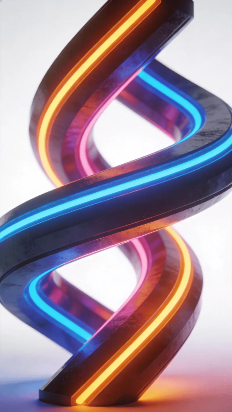 Neon Impossible Shape
