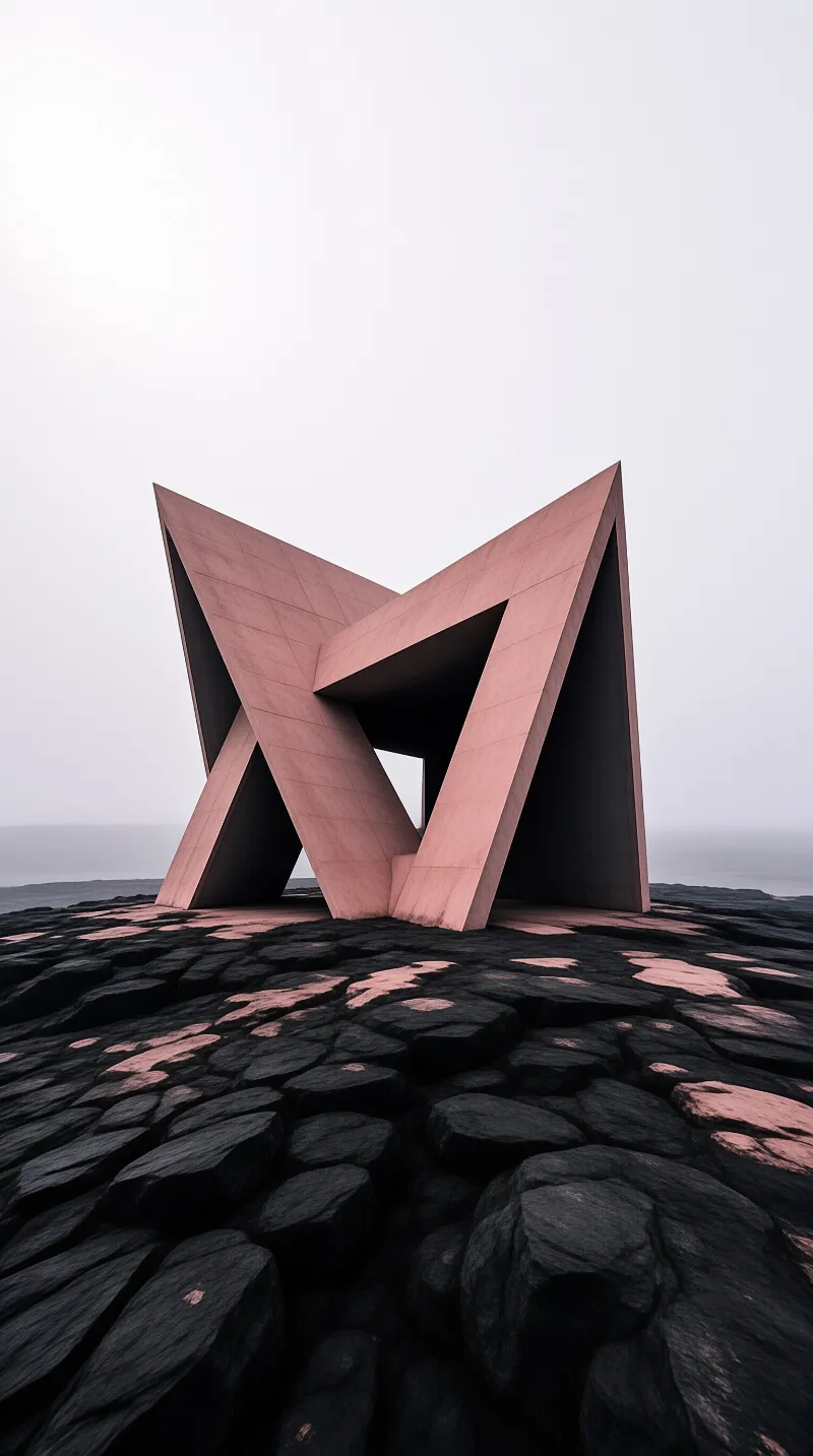 Pink Impossible Triangle