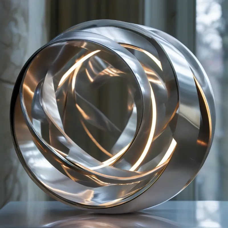 Abstract Metallic Sphere