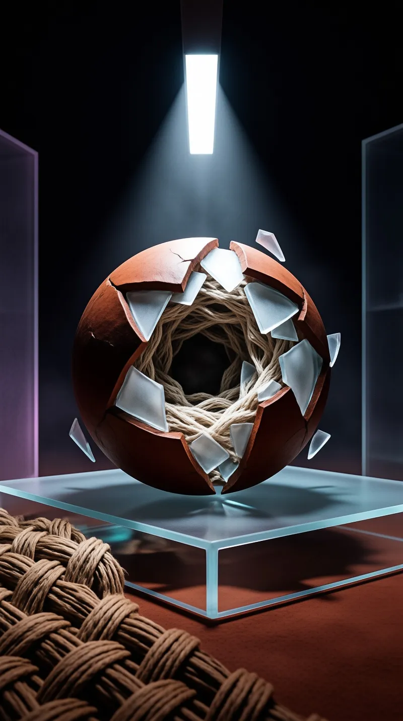 Shattered Orb with Rope Nest