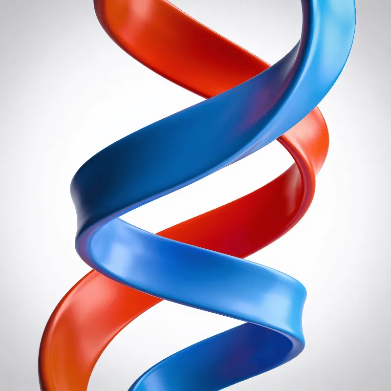 Bold Curved Ribbon