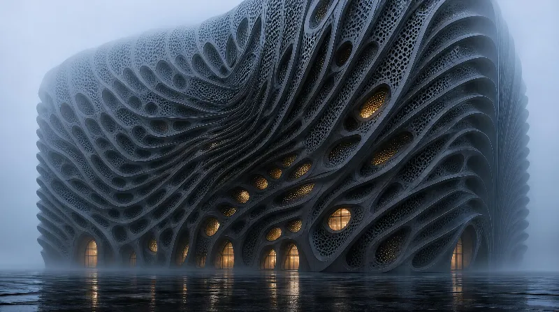 Futuristic Architectural Structure