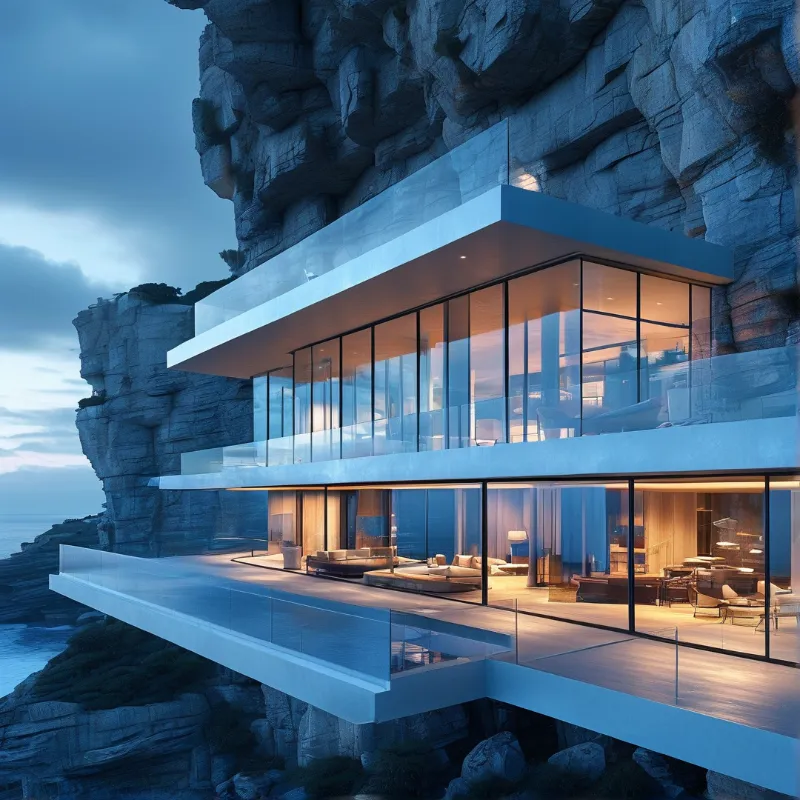 Modern Cliffside Villa