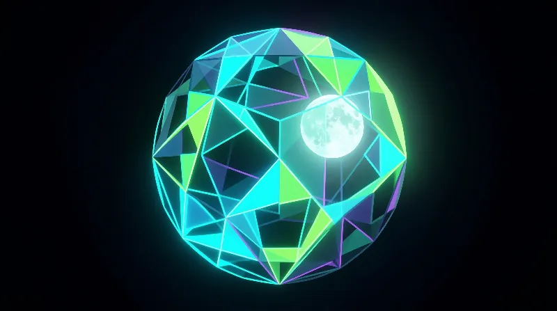 Glowing Polyhedral Sphere