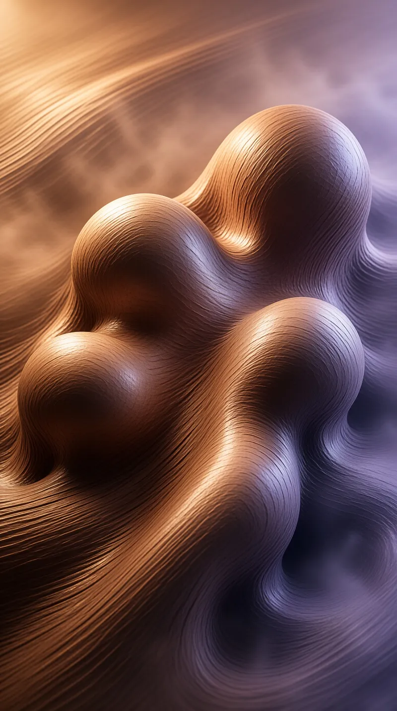 Abstract Flowing Forms