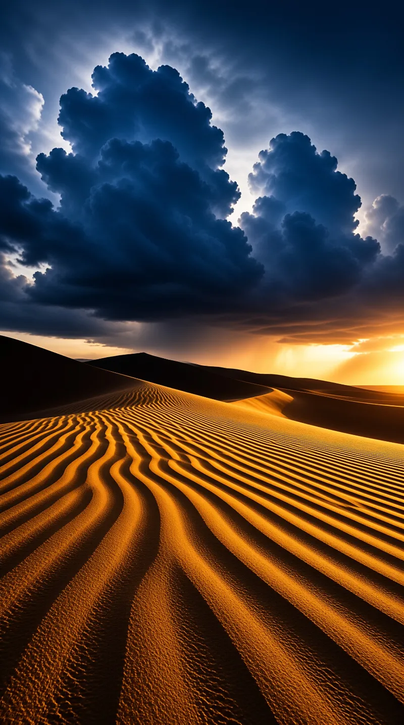 Dramatic Desert Landscape