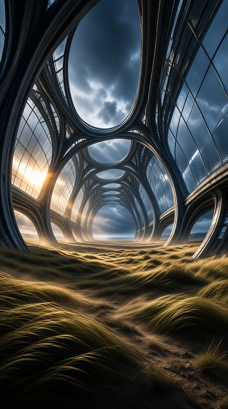 Futuristic Tunnel Structure