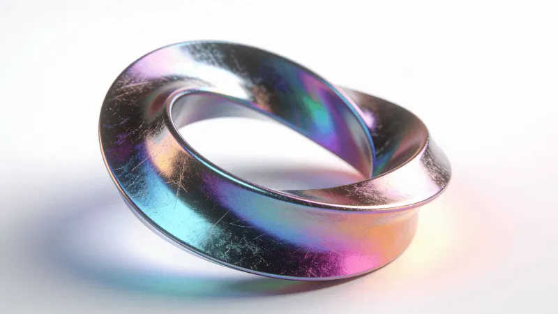 Iridescent Mobius Strip