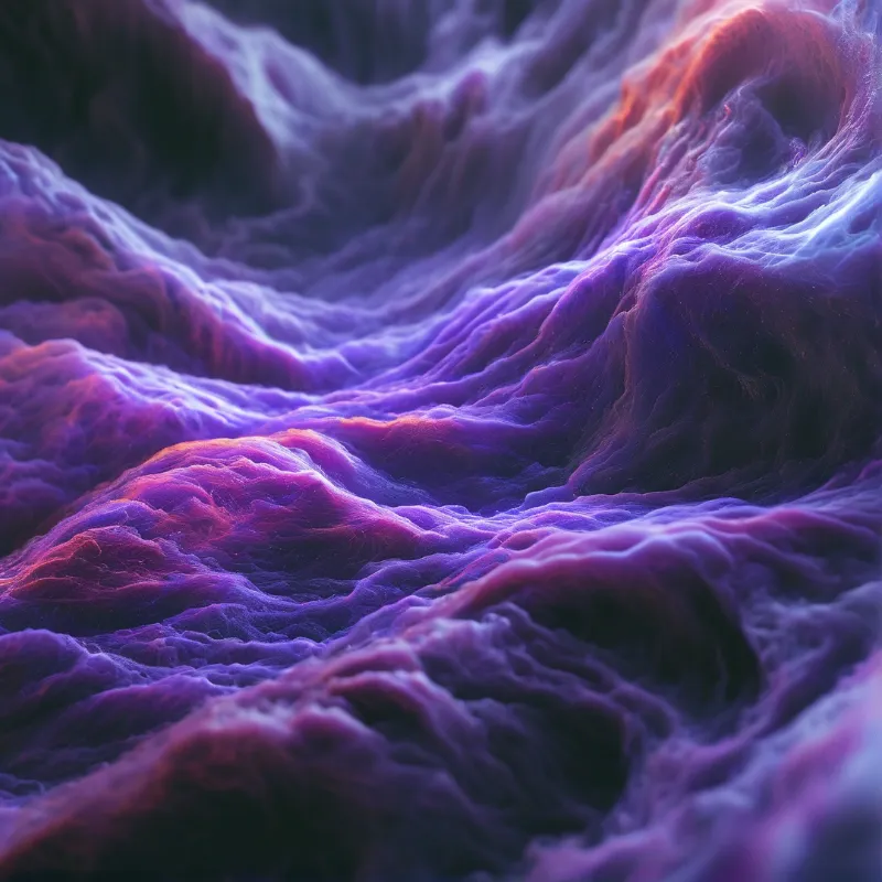 Abstract Purple Waves