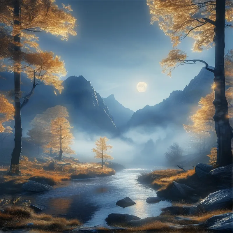 Misty Mountain River