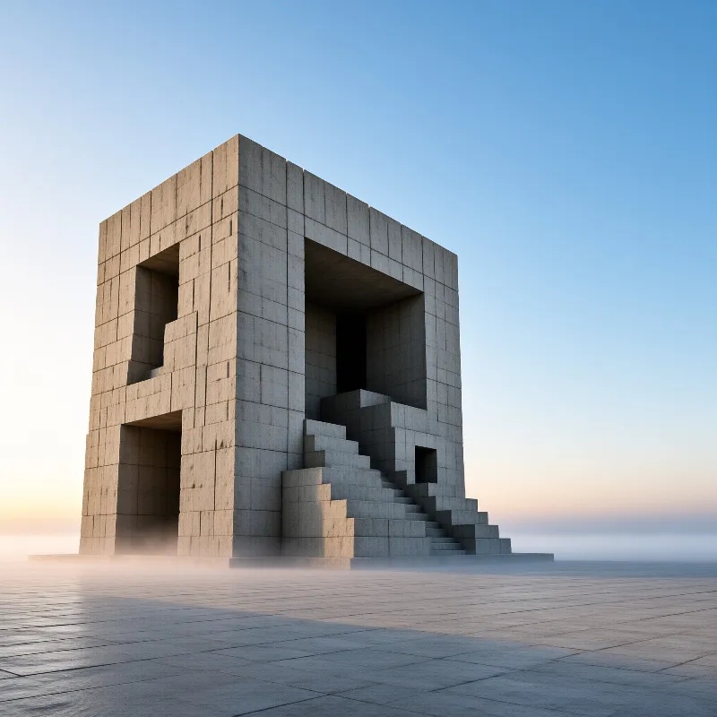 Modern Concrete Building