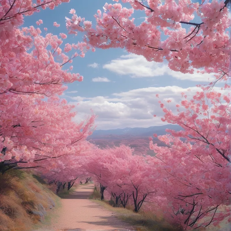 Cherry Blossom Pathway