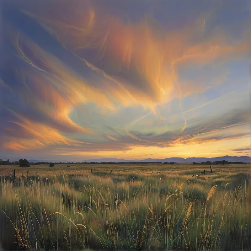 Golden Sunset Plains