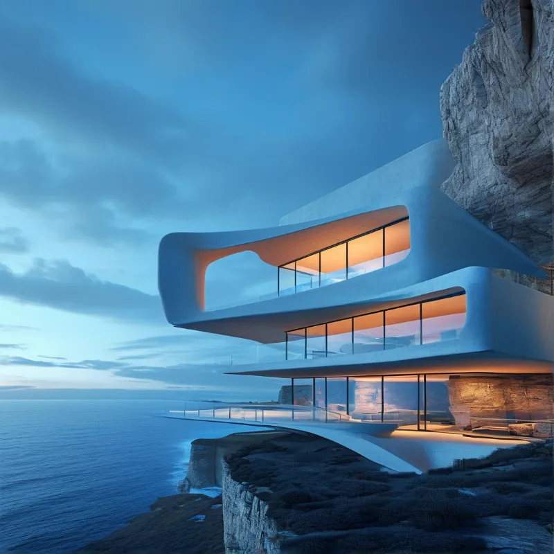 Cliffside Modern Villa