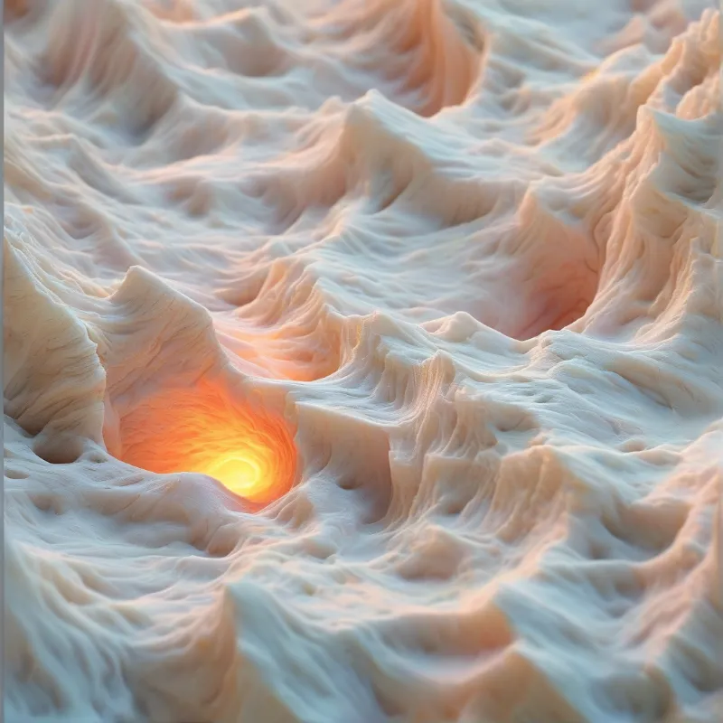 Glowing Sand Dunes