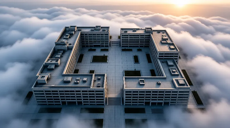 Corporate Campus Above the Clouds