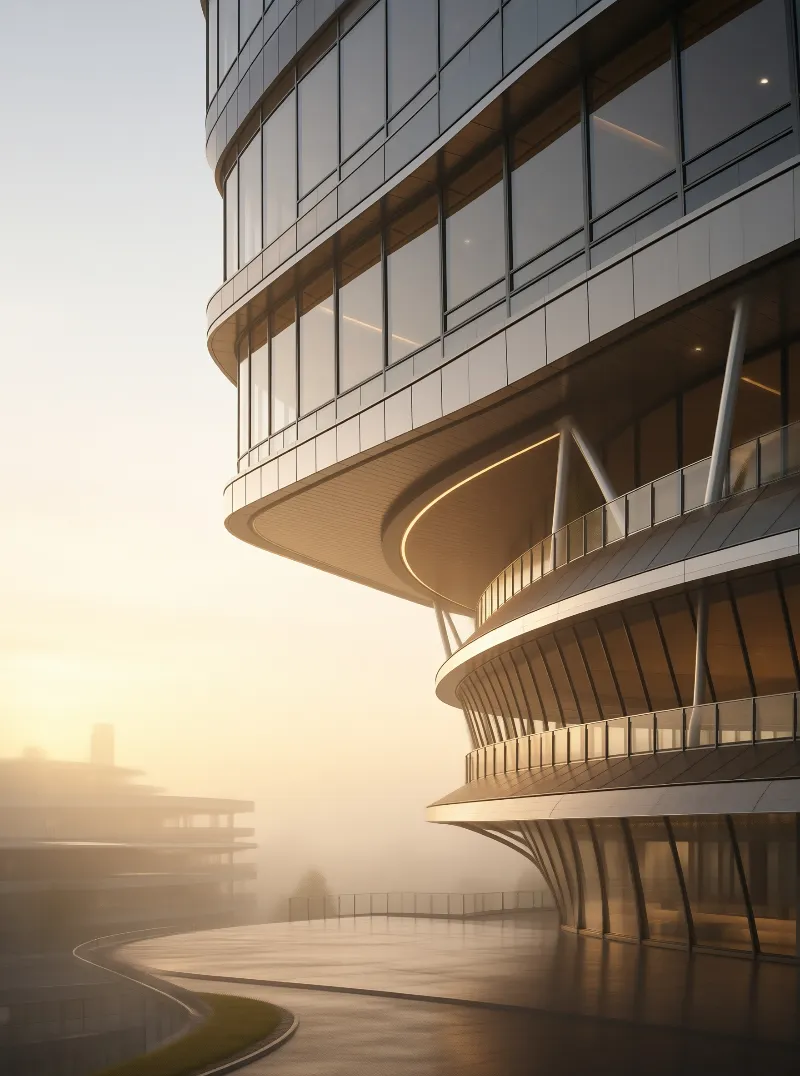 Modern Curved Architecture
