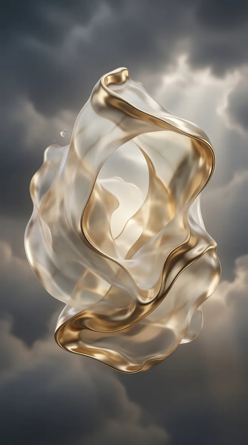 Abstract Liquid Gold