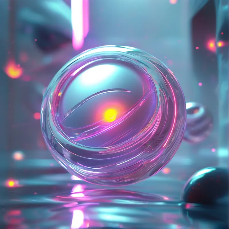 Luminous Crystal Sphere