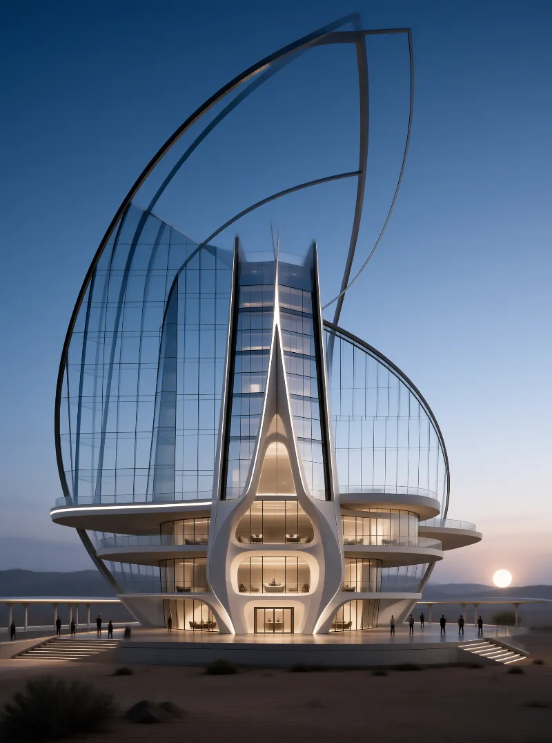 Futuristic Desert Villa