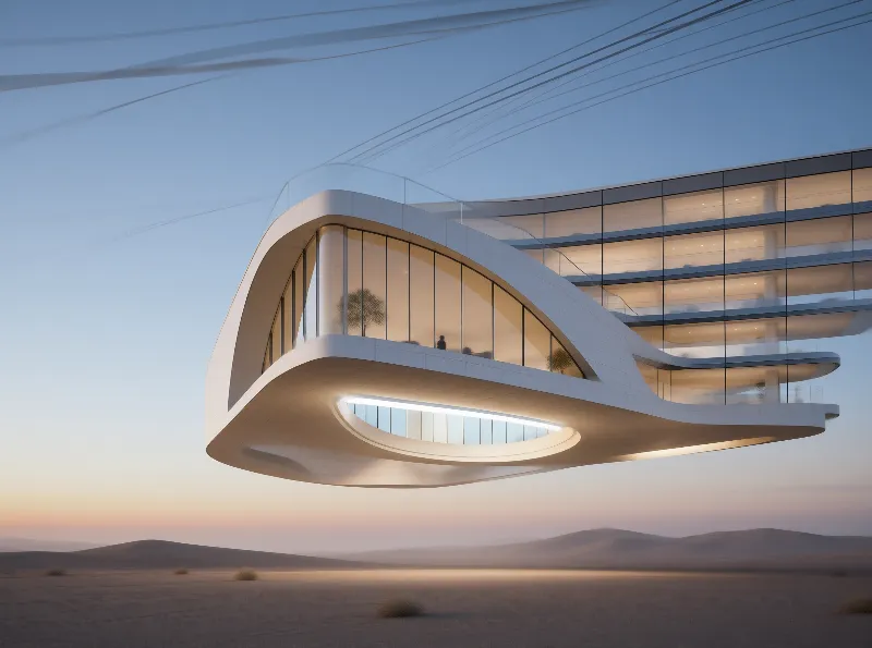 Futuristic Desert Villa