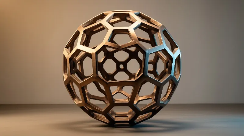 Geometric Metal Sphere