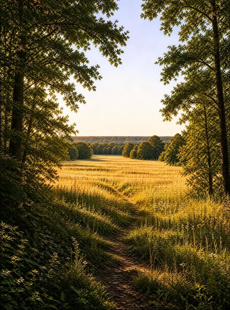 Golden Path Through Trees