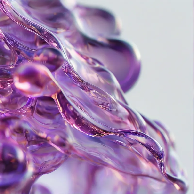 Abstract Purple Fluid Art