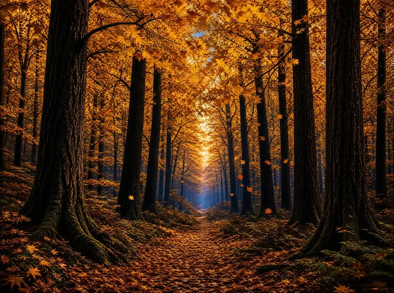 Autumn Forest Path