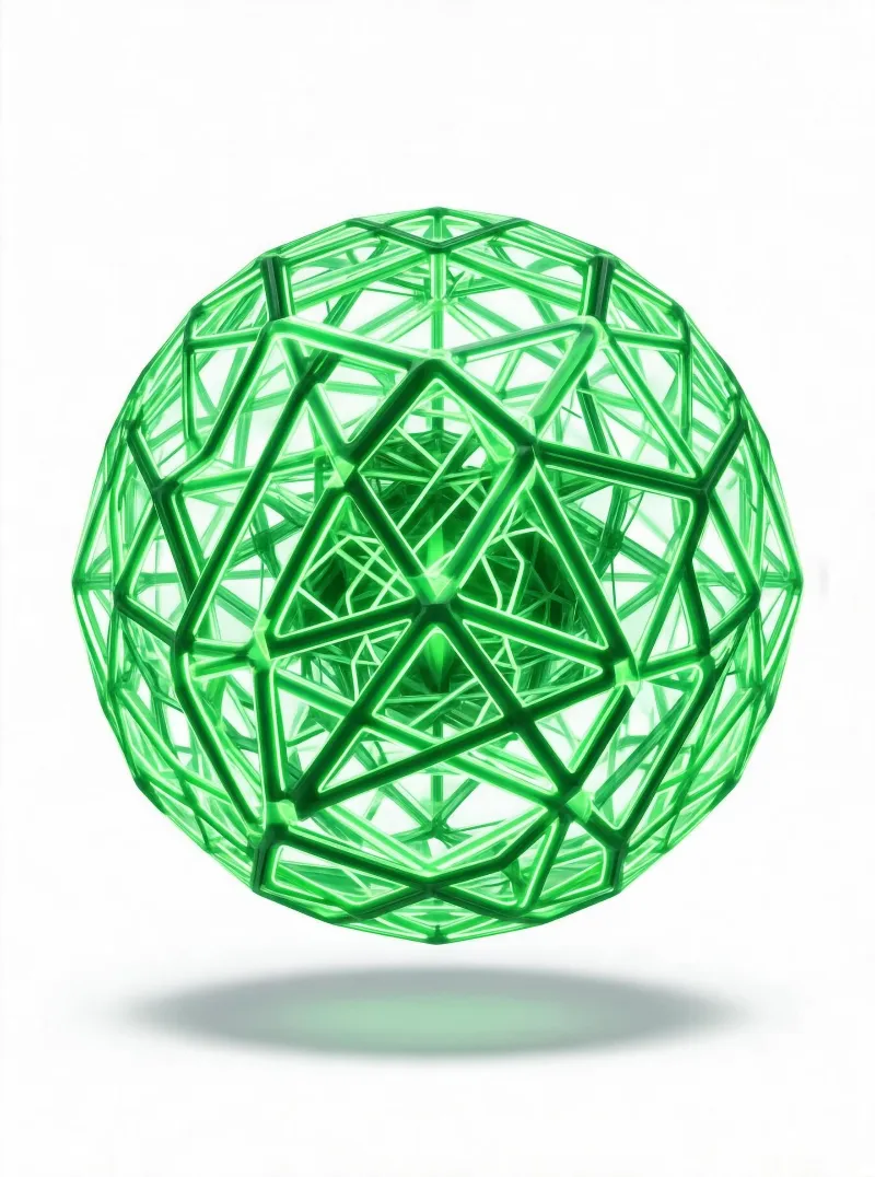 Green Geometric Sphere
