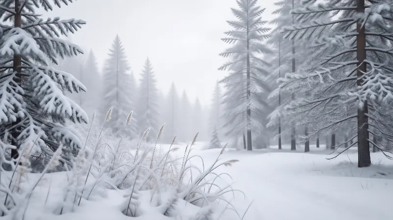 Snowy Winter Forest