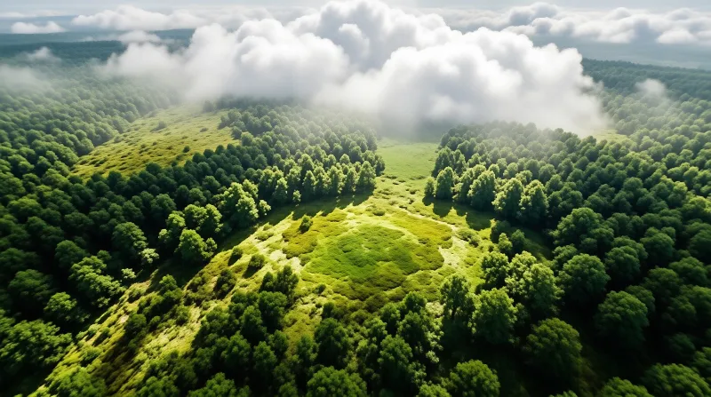 Aerial Forest View