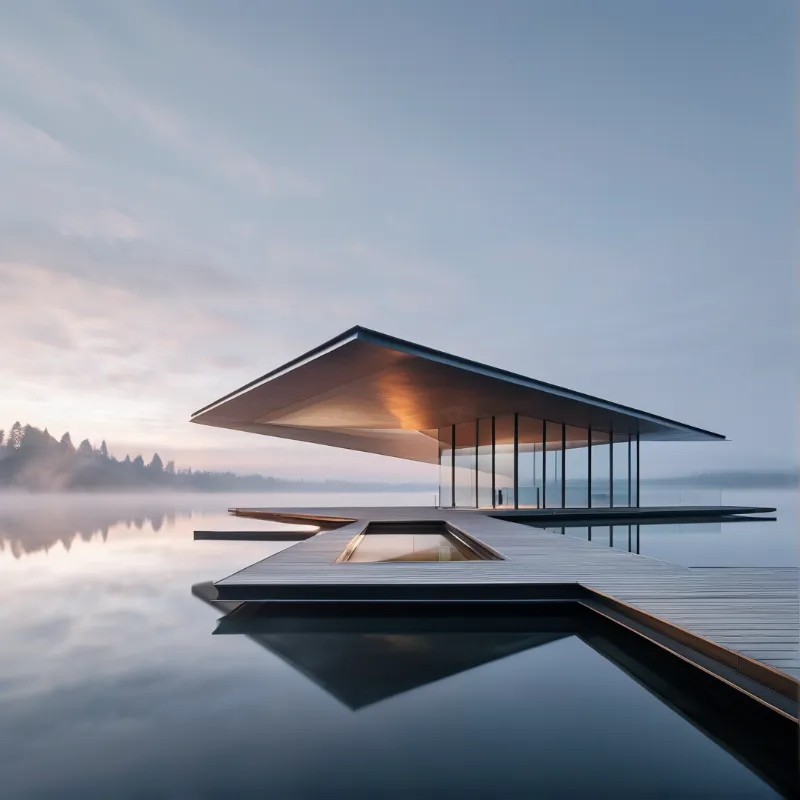 Modern Lake Pavilion