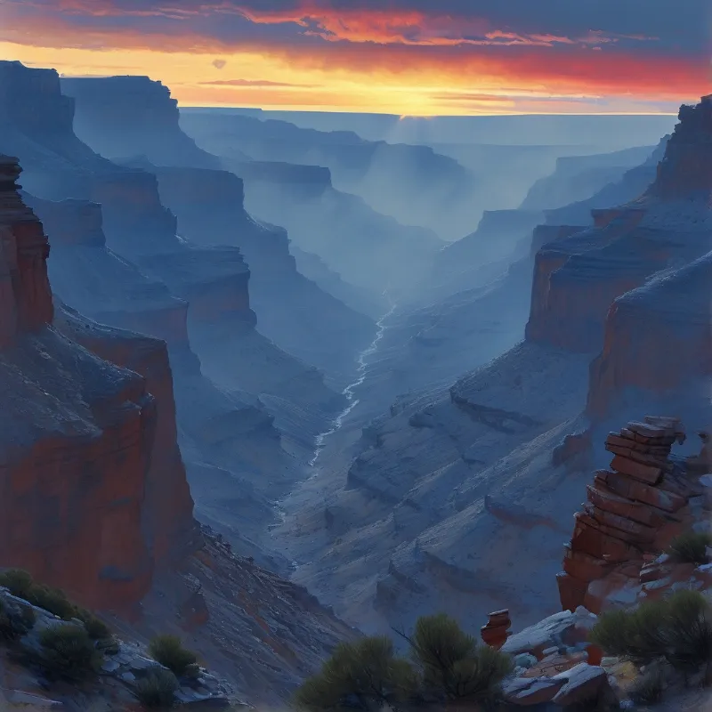 Canyon at Sunrise