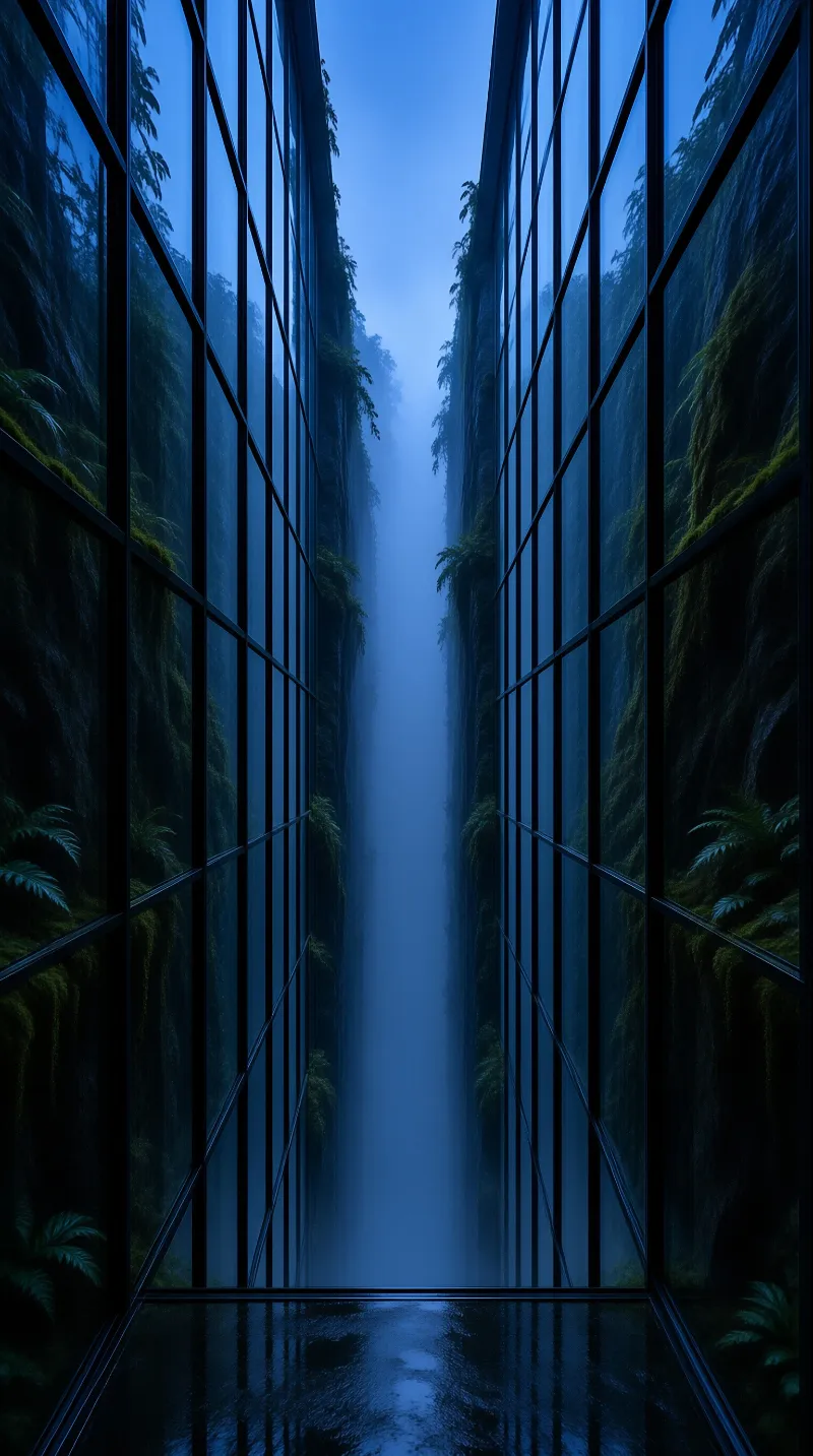 Blue Glass Nature Corridor