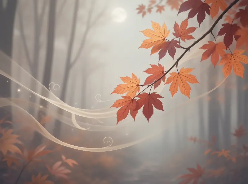 Autumn Mist Forest