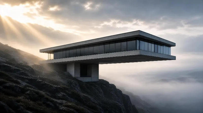 Modern Cliffside House