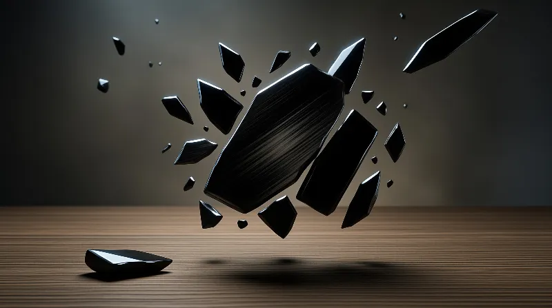 Shattered Black Device