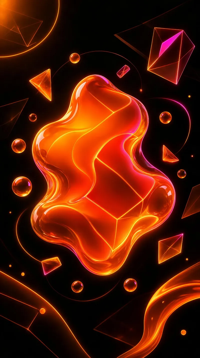 Molten Neon Lava Bloom