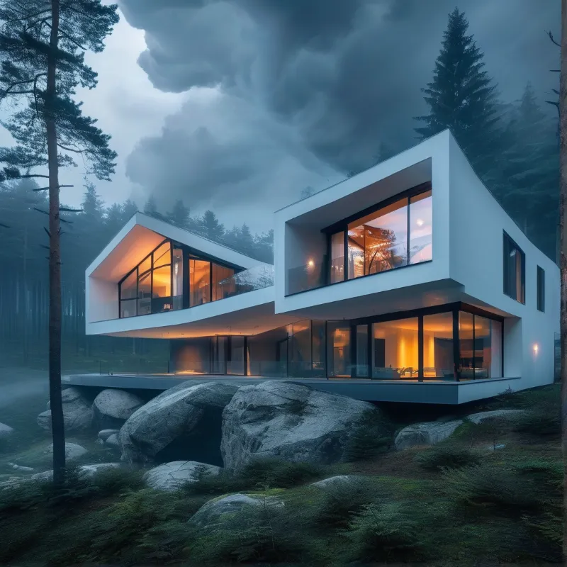 Modern Forest Residence