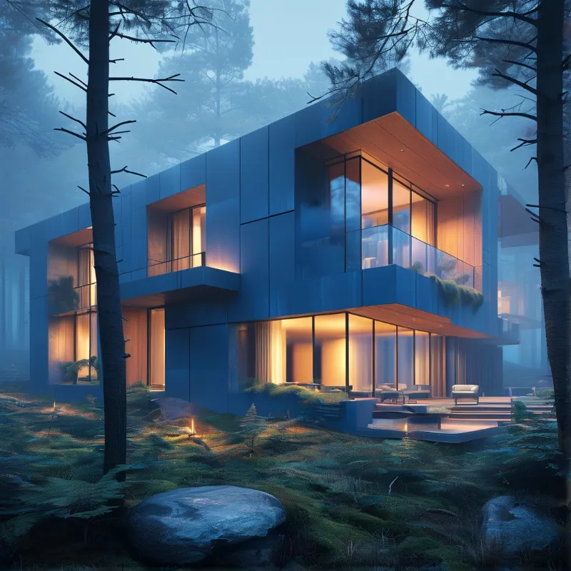 Modern Forest Residence