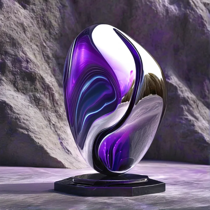 Reflective Abstract Sculpture