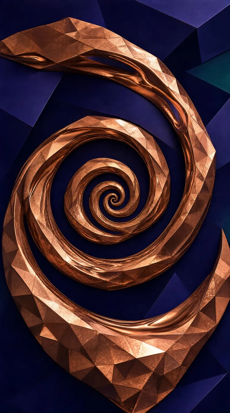 Spiral Metal Art