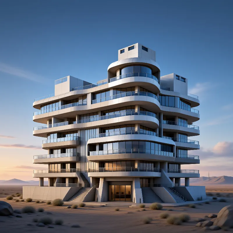 Futuristic Desert Villa