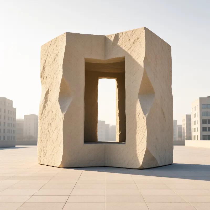 Abstract Geometric Sculpture