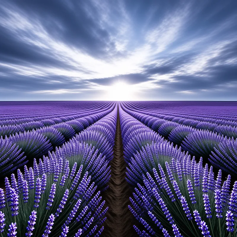 Endless Lavender Rows