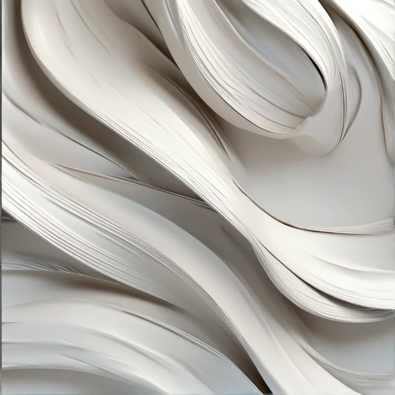 Abstract White Flow