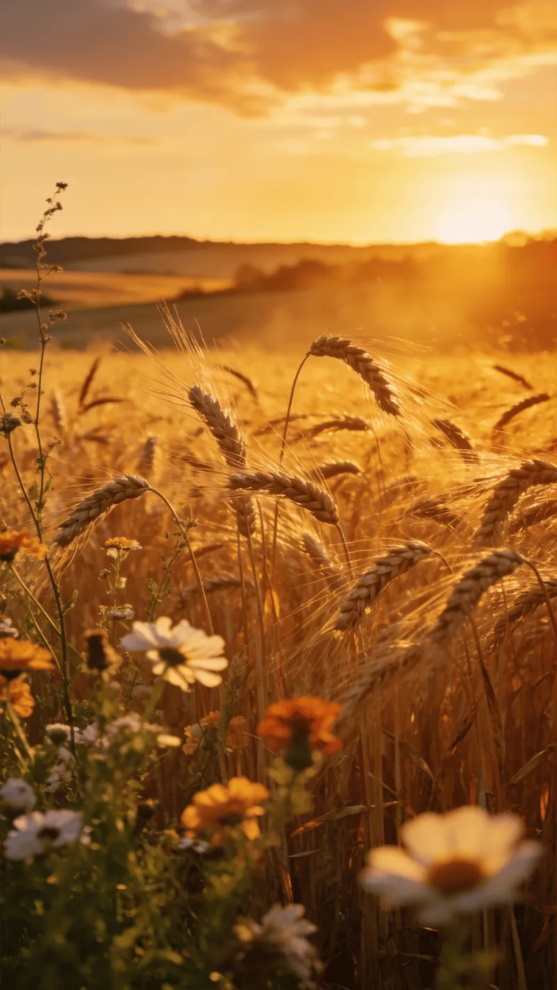 Peaceful Rural Summer Landscape