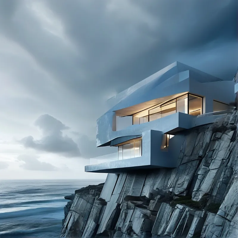 Modern Cliffside House